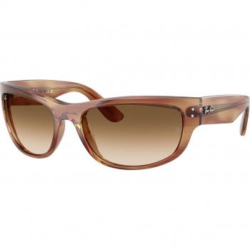 Ray-Ban RB2289 Mega Balorama Unisex Sunglasses, Color 140351, Brown, Size 60