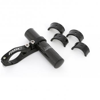 MSC Bikes ADP3RC - Soporte manillar para GPS de ciclismo, color carbono