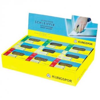 Klingspor 72129 Abrasivos Elásticos, SFK 655 Set, 80 mm x 50 mm x 20 mm