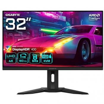 Monitor de Juego GIGABYTE M32UP 31.5 UHD 3840 x 2160, 160 Hz, 1 ms, AMD FreeSync Premium Pro, DisplayHDR 400, HDMI 2.1