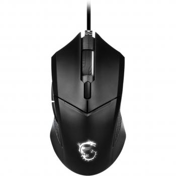 MSI Clutch DM07 Ratón Gaming con Cable Óptico 4200 DPI Exclusivo Negro