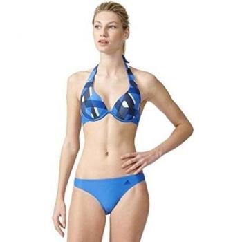 adidas 3 - Stripes Beach Bikini, mujer, 3-Stripes Beach, Blue/Collegiate Royal, 36C
