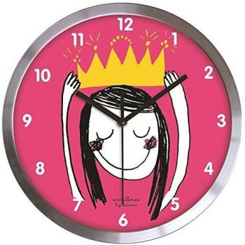 Laroom Reloj, Acero Inoxidable y Plastico, Rosa