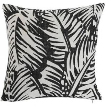 Cojín Home Esprit Impreso Blanco y Negro 45 x 15 x 45 cm