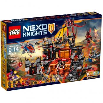 LEGO 70323 Nexo Knights Jestro's Volcano Lair Construction Set with Minifigures and Instructions