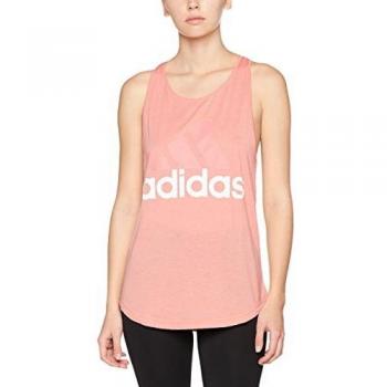 adidas ESS LIN LO Tank Camiseta, Mujer, Rosa