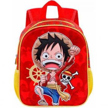 Mochila 3D Luffy One Piece 31cm Karactermania