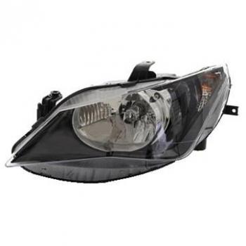 Faro Delantero Izquierdo H4 Gris Humo con Intermitente para SEAT Ibiza 4 - VAN WEZEL 4924961V