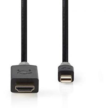 Cable de Video Nedis 2m Mini DisplayPort a HDMI 1.4