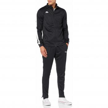 Kappa SALCITO TKS Chándal, Hombre, Negro/Blanco, S