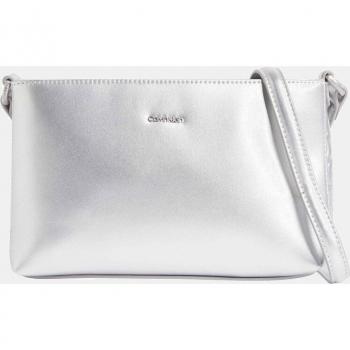 Bolso de mujer Calvin Klein CK Must Crossbody Mediano Embellecido Plateado K60K611359