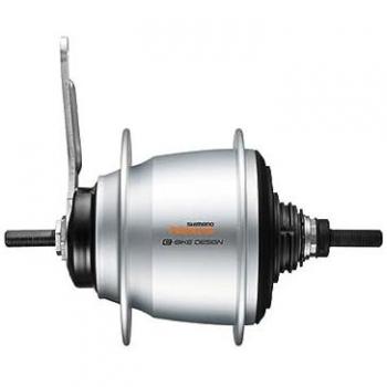 Buje Interno Shimano Nexus SG-C7000-5C 5v 187/32 Plata con freno contrapedal para bicicletas, unisex, talla única