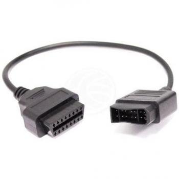 BeMatik - Adaptador de conector OBD II a Nissan 14pin