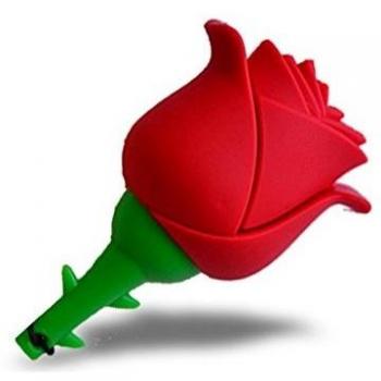 Tech1Tech TEC5093-16 ROSA ROJA - Memoria USB