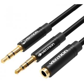 Cable estéreo Vention BBUBY de 30cm en color negro