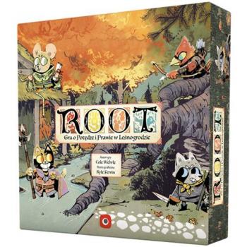 Root: Juego de mesa de estrategia asimétrica - Edición polaca, incluye tablero, cartas, fichas y figuras de madera