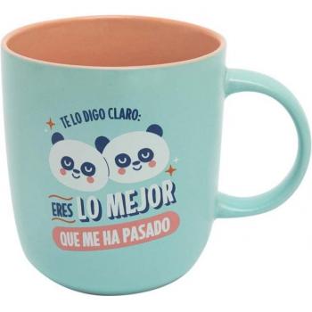Taza Mr. Wonderful Te lo digo claro: eres lo mejor que me ha pasado Navidad - 8x5x9 cm
