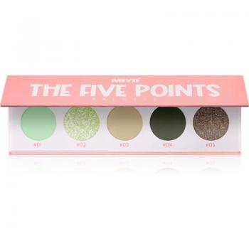 Paleta de Sombras de Ojos Miyo The Five Points Tono 36 Pistachio Gelato 6.5g