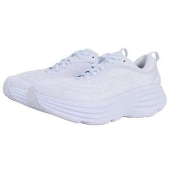Hoka Bondi 8 Men's Road Running Shoes - White - Size 8.5