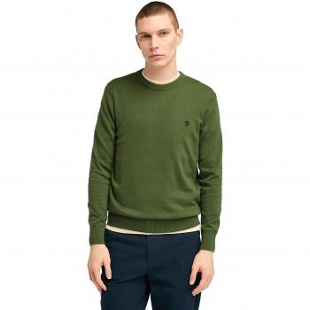 Jersey de algodón orgánico para hombre Timberland Williams River verde, talla L, sostenible