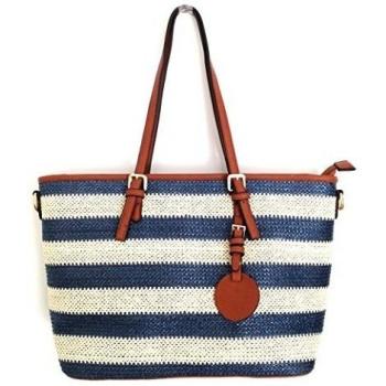 Bolso mujer de raya de hombro y bandolera
