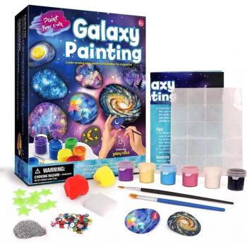 Kit creativo de pintura para piedras con efecto de brillo en la oscuridad