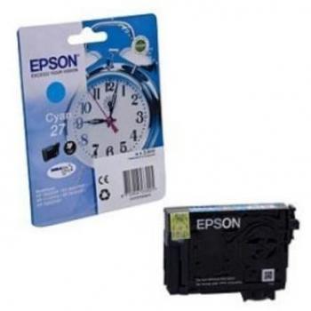 Epson 27 DURABrite Ultra Cyan Original Ink Cartridge (C13T27024012) for WF-3620DWF, WF-3640DTWF, WF-7110DTW, WF-7610DWF