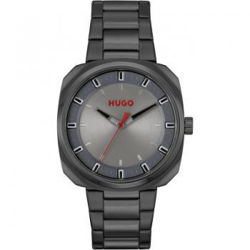 HUGO #Shrill 1530311 Men's Black IP Watch