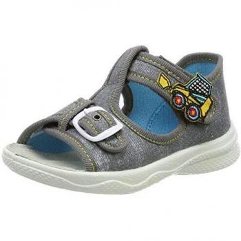 Superfit Boys' Polly Hi-Top Slippers Blue