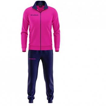 Chándal Givova Torino - Confeccionado en poliéster, diseño moderno, incluye chaqueta con cremallera y pantalones, ideal para entrenamiento deportivo