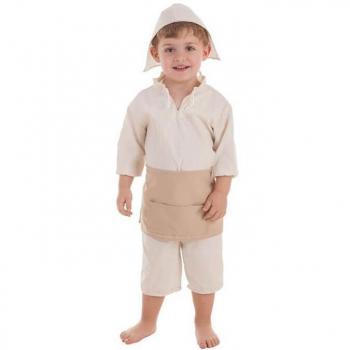 Disfraz de Molinero Medieval para Bebé 0-12 Meses (4 Piezas)