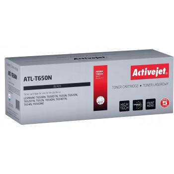 Tóner Compatible Activejet ATL-T650N para Lexmark T650A11E - Negro, 6000 Páginas