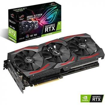 ASUS ROG Strix GeForce RTX 2060 SUPER EVO OC Edition 8GB GDDR6 Graphics Card with Powerful Cooling, High Refresh Rates, Performance Boost and AURA RGB Lighting