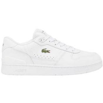 Zapatillas Lacoste T-Clip Hombre Blanco Piel Talla 42.5