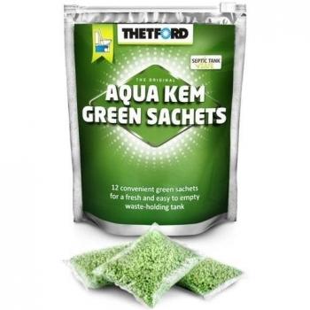 New Thetford Kem Green Sachets 12 x 42.5g Caravan Chemical Toilet Sachets by Thetford
