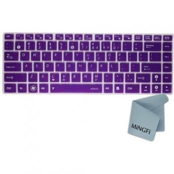 MiNGFi Silicone Cubierta del teclado / Keyboard Cover Skin para ASUS U80 UL80 U81 U82 UL30 U30 U31 U33 U35 U36 U40S U41 U43 U45 U45J U46 U47 V5X A40 A42 A43 A45 A45V A46E A46C A85 K42J K42F K43 K45V K46C K42D X35 X35S X32U X401 X401U X42N X401A X401U X401