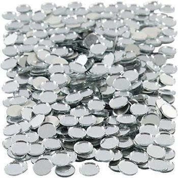 Mosaicos de Espejo Redondos, 10 mm, 500 Piezas