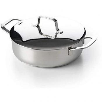 Sartén Sauteuse Beka Maestro de Acero Inoxidable 24 cm con Tapa