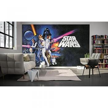 Papel Pintado No Tejido Star Wars Clásico 1, 400x250 cm, Diseño Panorámico
