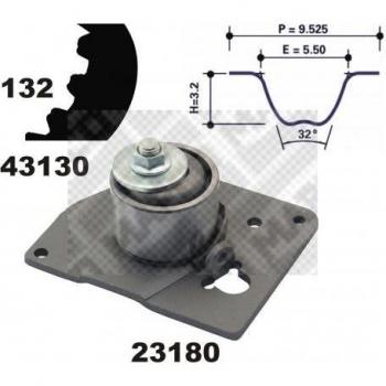 Kit de poleas con correa de distribución MAPCO 23130