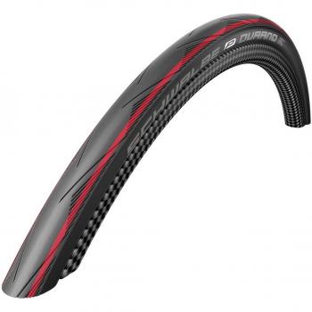 Schwalbe 11600647 - Cubierta 700X23 A/F Durano Raceguard Neg/Roja