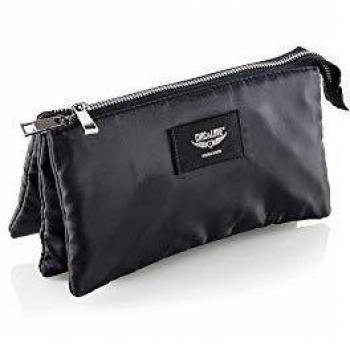 Miquelrius - Estuche Escolar Triple Compartimento, Cierre Cremallera, Chic & Love, Negro Cebra