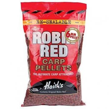 Dynamite Baits Robin Red Carp Pellets, Rojo, 6 mm