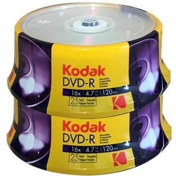 Kodak - DVD-r 16x 4.7gb 25 Unidades