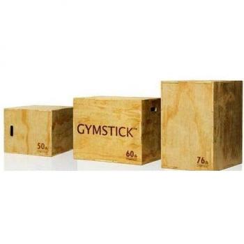Plataformas Pliométricas de Madera Gymstick 76x60x50 cm Unisex Marrón