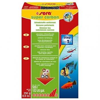 Sera Filtro Activo Super Carbon, Elimina Contaminantes Y Tintes - 250 G