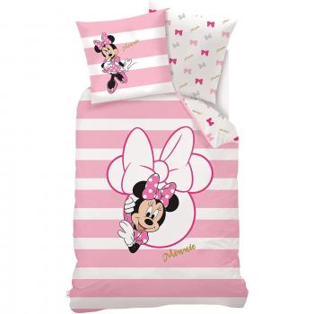 Disney Juego de Ropa de Cama Minnie Mouse, algodón, Rosa, 140 x 200 cm