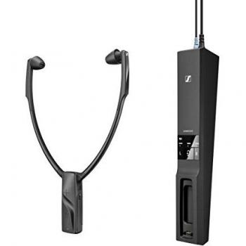Sennheiser RS 5000 - Auriculares inalámbricos de TV digital, alcance de 70 metros, color negro