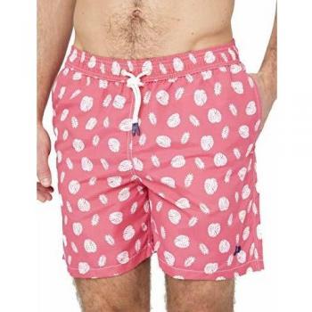Scotta 1985 - Traje De Baño Palms Frambuesa, Calidad, Estilo Sport Clásico, Bañador Tendencia Verano para Hombre