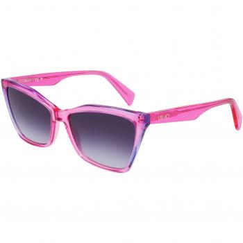 Liu Jo LJ796S 528 Anteojos de Sol para Mujer Rosas, Lentes de Sol Para Mujer Rosas, Gafas de Sol para Mujer Rosas